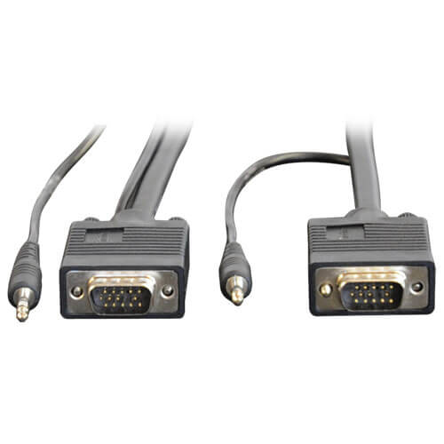 Cable de 15m de Vídeo VGA Coaxial de Alta Resolución para Monitor - HD15  Macho - HD15 Macho