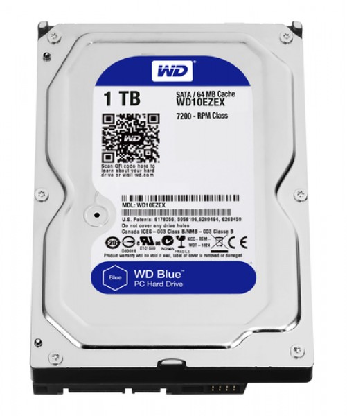 Disco Western Digital Blue, Serial Ata Iii 1tb. 7200 Rpm, 64 Mb Pulgadas | Zegucom Cómputo